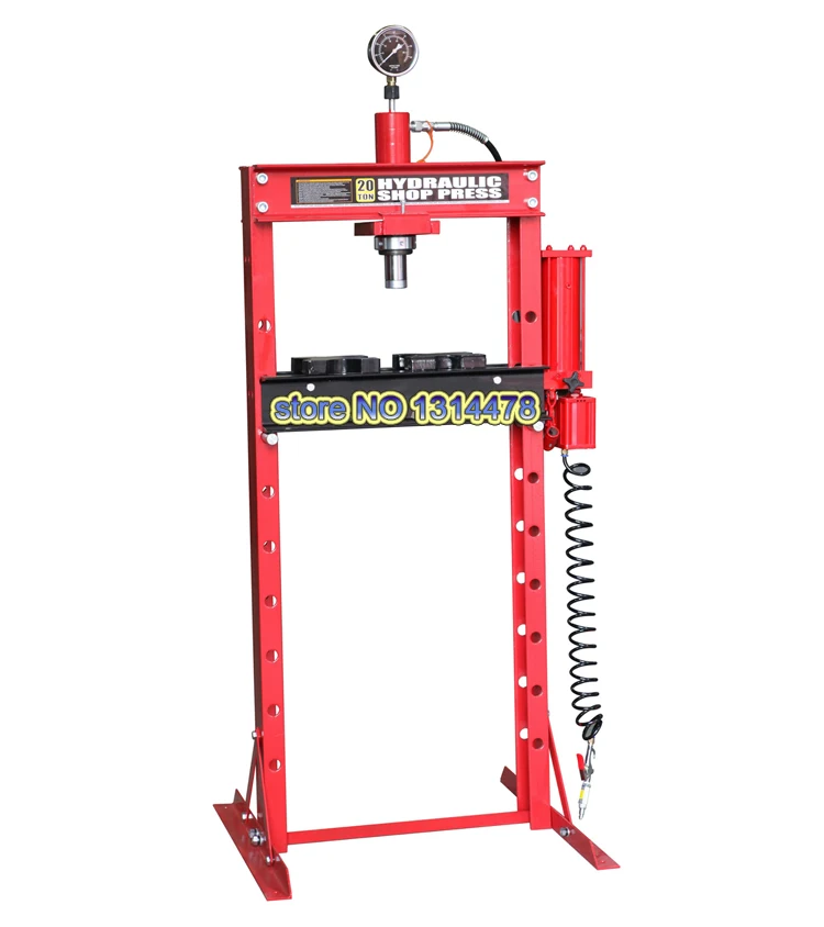 20 Ton Press With Gague Double-column Gantry Hand, Pneumatic Table With Hydraulic Presses 
20 Ton Press With Gague Double-column Gantry Hand, Pneumatic Table With Hydraulic Presses