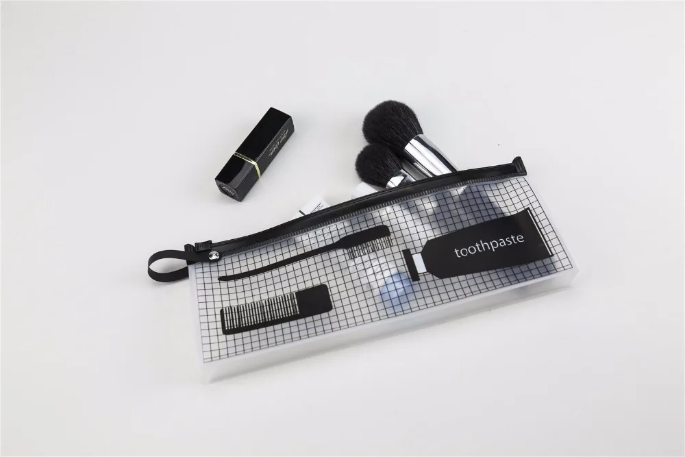 DEZEMIN Travel Toiletry Pouch for Toothbrush Toothpaste Makeup Bag for Makeup Brush Business Trip (6)