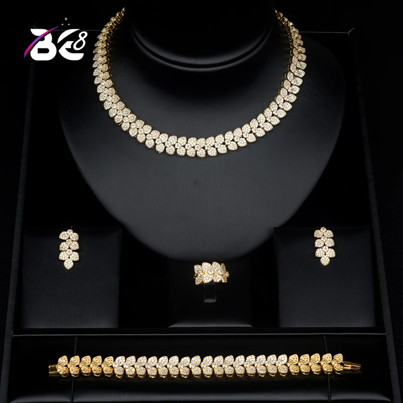 Be 8 Brilliant Cubic Zirconia Wedding Jewelry Sets for Women Bridal 4 pcs Earring Necklace Set Promotion Factory Price S416
Be 8 Brilliant Cubic Zirconia Wedding Jewelry Sets for Women Bridal 4 pcs Earring Necklace Set Promotion Factory Price S416