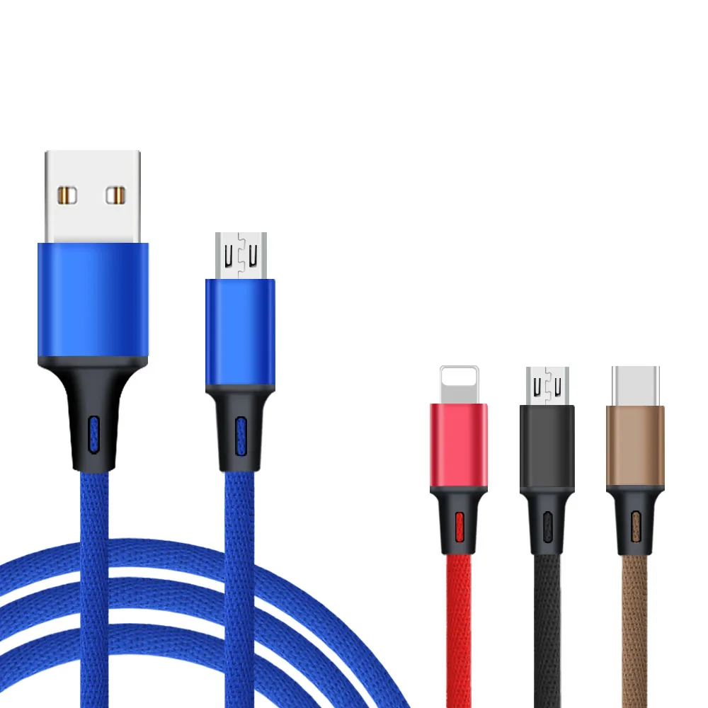 1M 2.4A USB Cable Micro V8 Type-C For iPhone Samsung HUAWEI HTC ZTE XIAOMI VIVO OPPO High Quality
1M 2.4A USB Cable Micro V8 Type-C For iPhone Samsung HUAWEI HTC ZTE XIAOMI VIVO OPPO High Quality