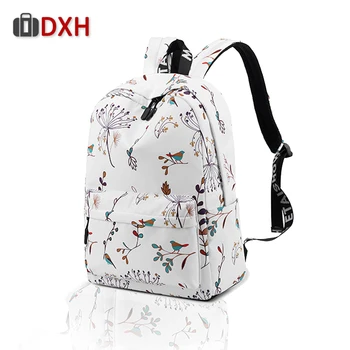DXH mochila feminina Casual Waterproo Women Backpack Flower Printing Girls mujer Bookbags Travel Bagpack mochilas 2019
DXH mochila feminina Casual Waterproo Women Backpack Flower Printing Girls mujer Bookbags Travel Bagpack mochilas 2019