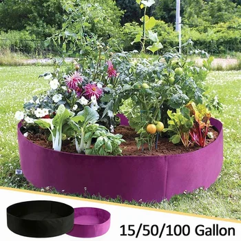 Raised Plant Bed Garden Flower Planter Elevated Vegetable Box Planting Grow Bag 50 Gallons Round Planting Pot for Plants Nursery 
Raised Plant Bed Garden Flower Planter Elevated Vegetable Box Planting Grow Bag 50 Gallons Round Planting Pot for Plants Nursery