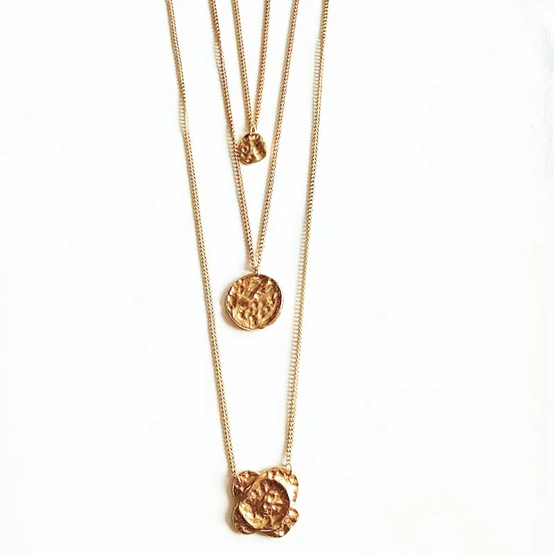 Timeless Wonder Geo hammered circle Layered Choker chain Necklace Gown Punk Unique Trendy Top Gift Pop Prom Ins New Gothic 7253
Timeless Wonder Geo hammered circle Layered Choker chain Necklace Gown Punk Unique Trendy Top Gift Pop Prom Ins New Gothic 7253