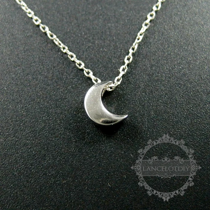 16inches 8mm rhodium plated 925 sterling solid silver tiny moon pendant charm necklace 6360490
16inches 8mm rhodium plated 925 sterling solid silver tiny moon pendant charm necklace 6360490