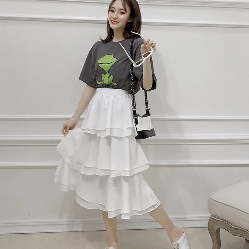 TIGENA Beautiful Cute Elegant White Skirts Women 2019 Summer High Waist Midi Long Skirt Female Beach Holiday School Skirt Sun
TIGENA Beautiful Cute Elegant White Skirts Women 2019 Summer High Waist Midi Long Skirt Female Beach Holiday School Skirt Sun