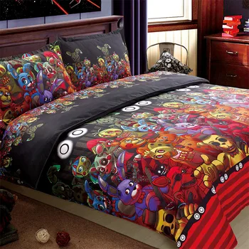 Cartoon Small Animals Bedding Set Kids Halloween Game Role Duvet Cover Set Bed Sheet Twin King Queen Bed Linens Pillowcase D40 
Cartoon Small Animals Bedding Set Kids Halloween Game Role Duvet Cover Set Bed Sheet Twin King Queen Bed Linens Pillowcase D40