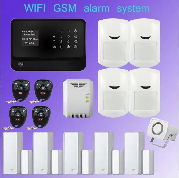 Сигнализация Охранная G90B plus 433 МГц Wi-Fi GSM GPRS SMS | Безопасность и защита
