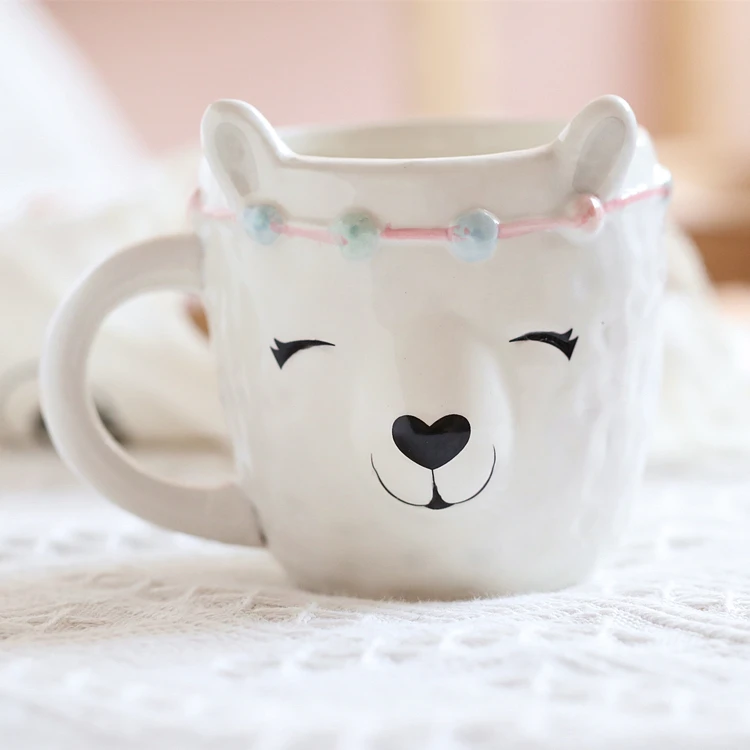 Tea coffee mug ceramic Alpaca milk cup home decor crafts room decoration objects Cartoon creative cute 3D animal coffee cup gift
Tea coffee mug ceramic Alpaca milk cup home decor crafts room decoration objects Cartoon creative cute 3D animal coffee cup gift