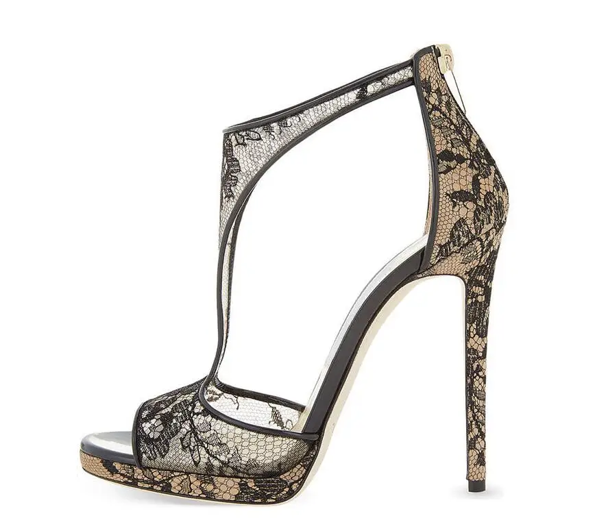 Sexy Black Lace Hollow Platform High Heel Stiletto Sandals Cut Out Open Toe Lace Print T Strap Cover Heel Zip Ankle Sandal Shoes
Sexy Black Lace Hollow Platform High Heel Stiletto Sandals Cut Out Open Toe Lace Print T Strap Cover Heel Zip Ankle Sandal Shoes