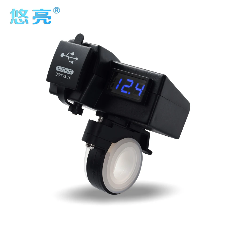 Newest Design 12V Digital Volt Meter DC Motorcycle Double USB Socket 4.2A 2 Port USB Outlet Dual USB Car Charger For Android Ios
Newest Design 12V Digital Volt Meter DC Motorcycle Double USB Socket 4.2A 2 Port USB Outlet Dual USB Car Charger For Android Ios