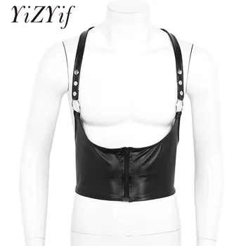 YiZYiF harness Men zentai fetish arnes gay costume wetlook Faux Leather Body Chest Harness Bondage Sexy Lingerie arnes hombre
YiZYiF harness Men zentai fetish arnes gay costume wetlook Faux Leather Body Chest Harness Bondage Sexy Lingerie arnes hombre