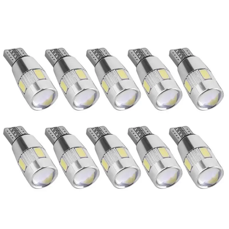 2/4/6 pieces Car LED Clearance Lights Canbus T10 5630 6SMD Decoding W5W 12V Parking Fog Light Bulb For Car Styling Accessaries
2/4/6 pieces Car LED Clearance Lights Canbus T10 5630 6SMD Decoding W5W 12V Parking Fog Light Bulb For Car Styling Accessaries