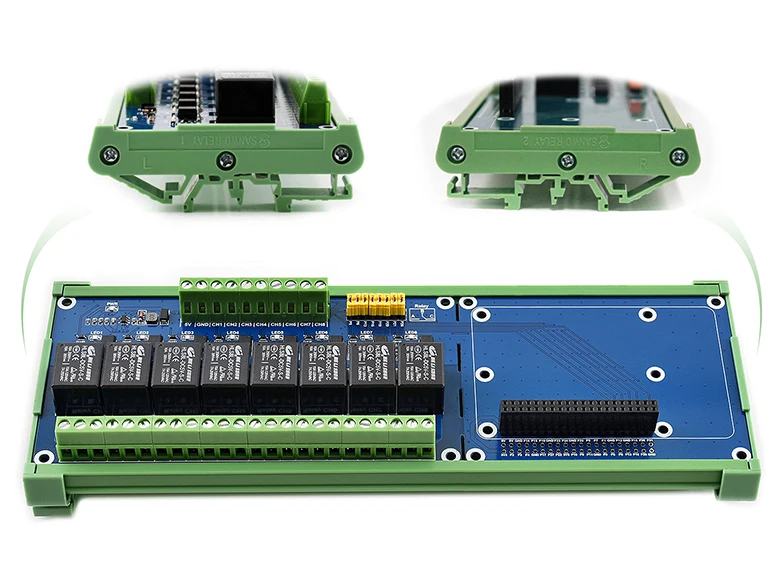 RPi Relay Board (B) Raspberry Pi Expansion Board with 8-ch relays for Raspberry Pi Control high voltage products home appliances
RPi Relay Board (B) Raspberry Pi Expansion Board with 8-ch relays for Raspberry Pi Control high voltage products home appliances