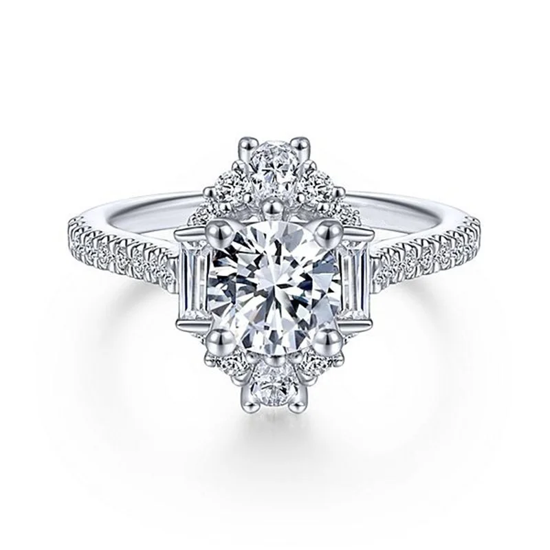 Utimtree Fashion 925 Sterling Silver Bridal Wedding Ring Princess Engagement Rings with Clear CZ Cubic Zirconia Crystal Rings
Utimtree Fashion 925 Sterling Silver Bridal Wedding Ring Princess Engagement Rings with Clear CZ Cubic Zirconia Crystal Rings