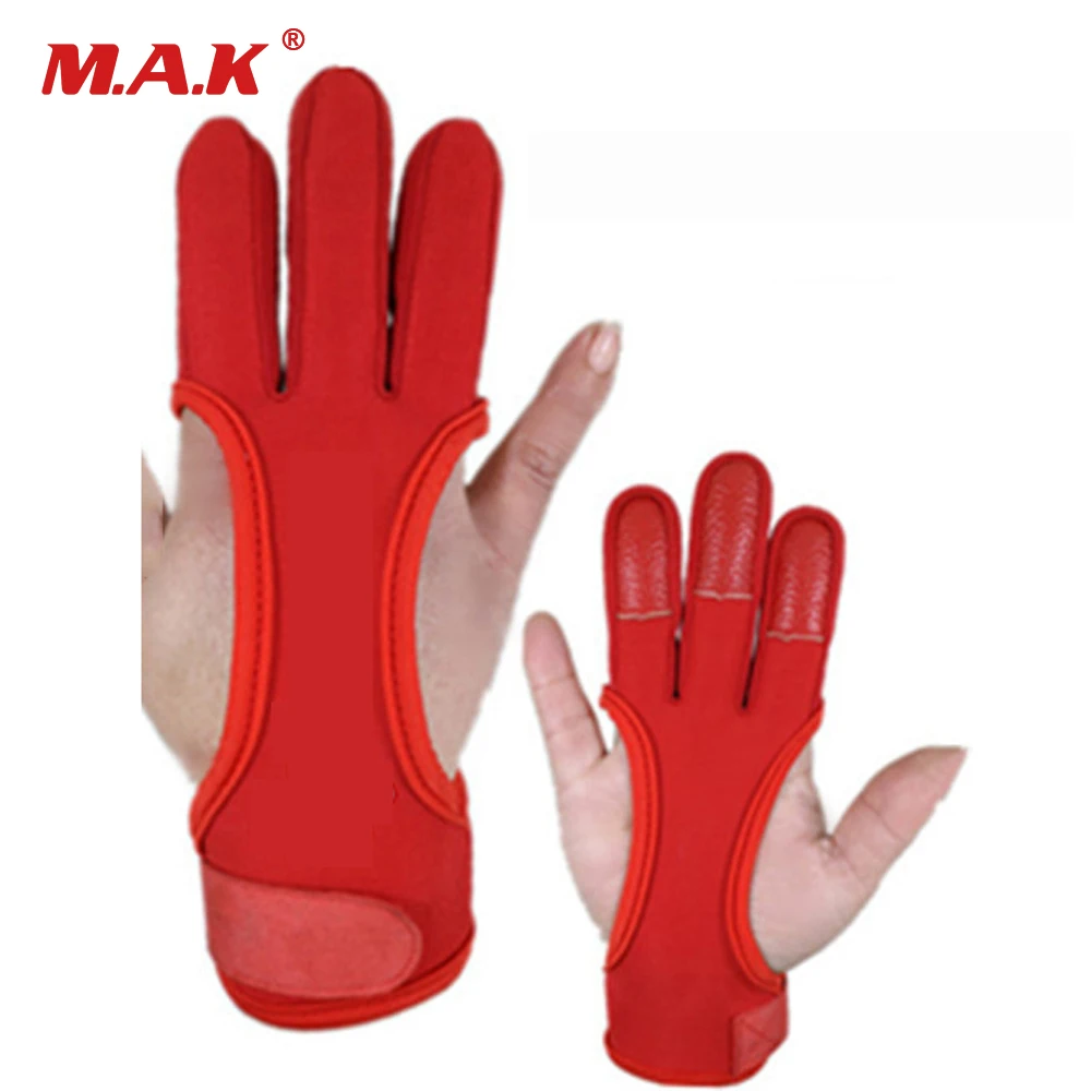 3 Finger Gloves in Black/Red 95% Polyester 5% Elastic Fiber Hand Protection Protective Gloves for Archery Hunting Shooting
3 Finger Gloves in Black/Red 95% Polyester 5% Elastic Fiber Hand Protection Protective Gloves for Archery Hunting Shooting