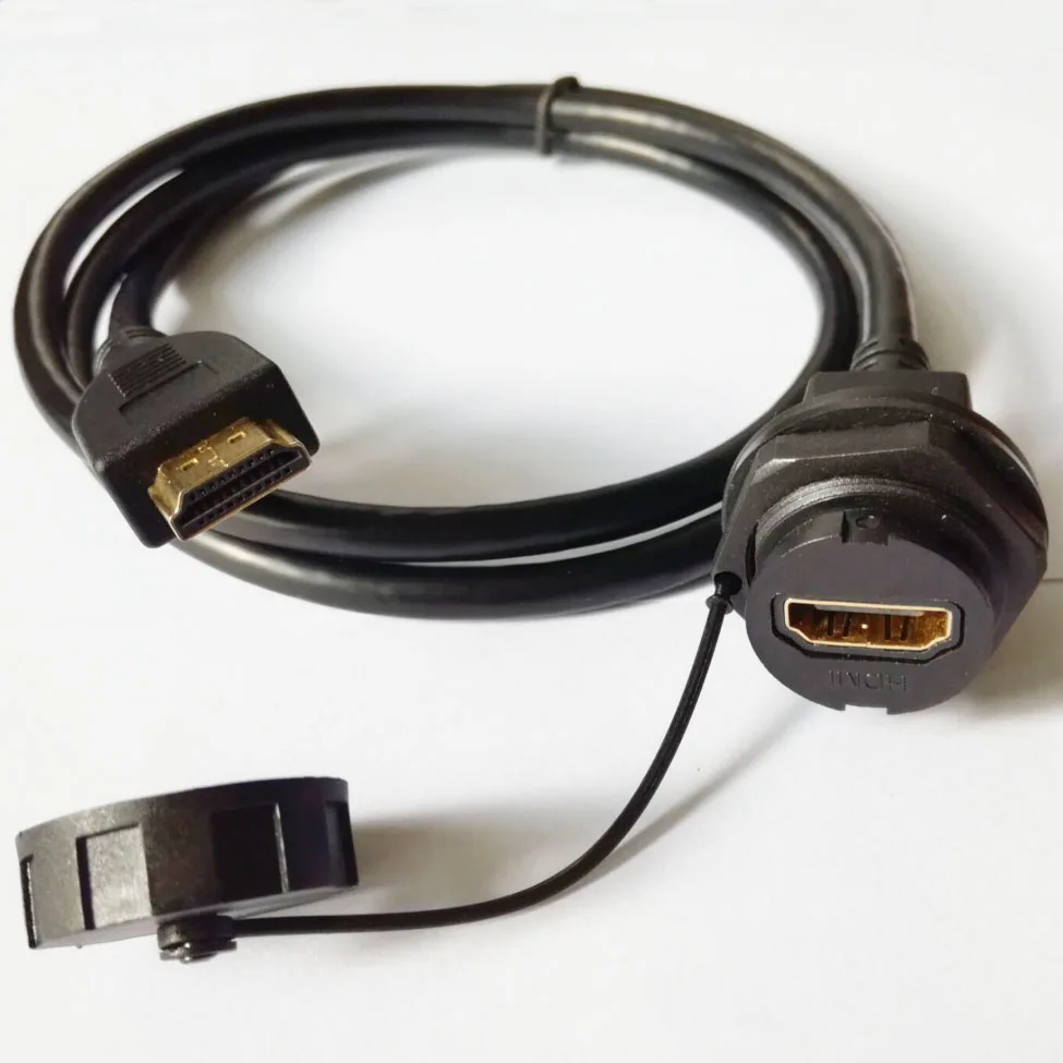 Panel mount Waterproof HDMI cable IP67 Audio & Video System Connector HDMI For harsh industrial environments
Panel mount Waterproof HDMI cable IP67 Audio & Video System Connector HDMI For harsh industrial environments