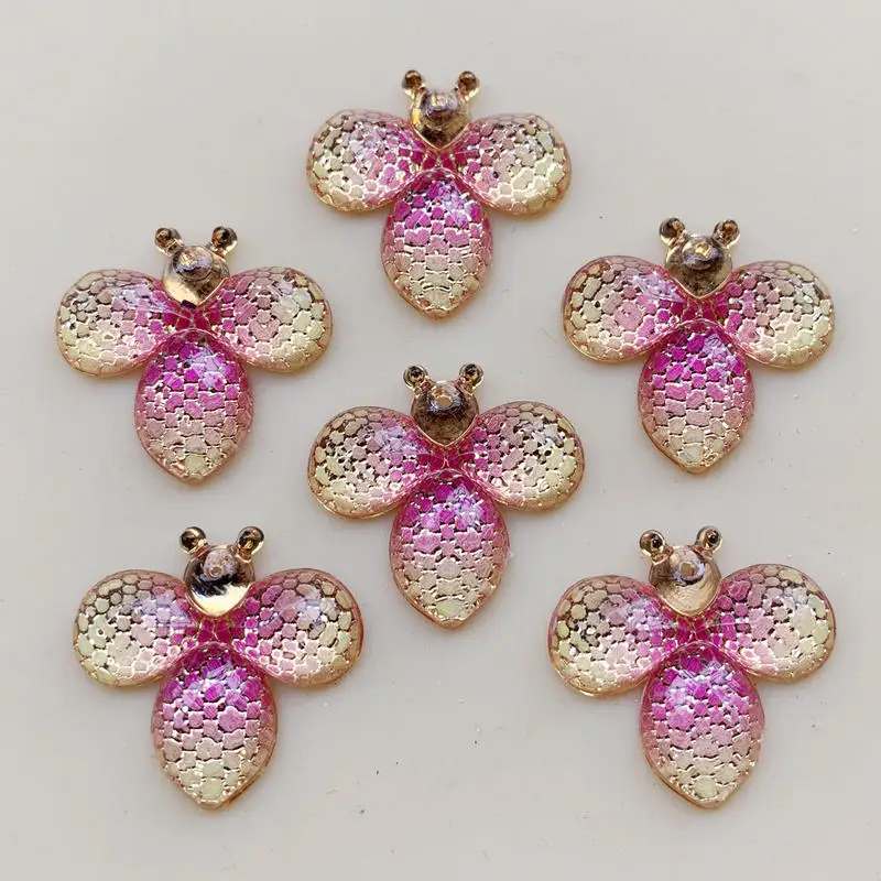 Bee Shaped Animal Pendant Necklace Jewelry Accessories Flatback Rhinestone 1Hole 21*22mm 20Pcs -B437
Bee Shaped Animal Pendant Necklace Jewelry Accessories Flatback Rhinestone 1Hole 21*22mm 20Pcs -B437
