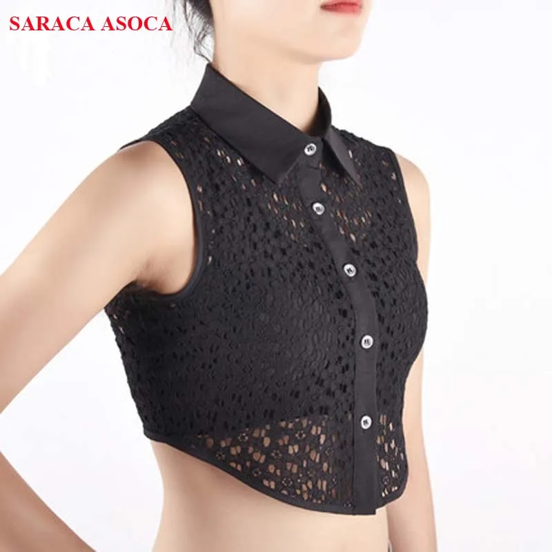 Fashion Lace Hollow Shirt Detachable Collars For Girls All Match Solid Sweater Fake Collar Women A225-8002
Fashion Lace Hollow Shirt Detachable Collars For Girls All Match Solid Sweater Fake Collar Women A225-8002