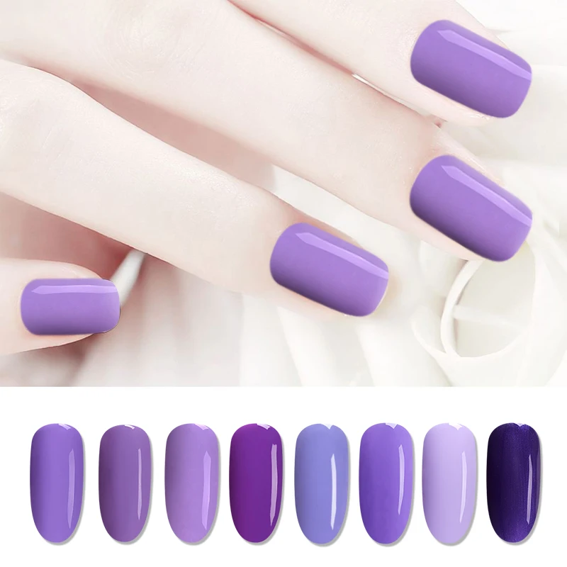 Bozlin 7.3 ml Purple Series Color Gel Professionnal Brillant Gel Nail Polishes 14 Colors Soak Off UV Or LED Lamps Nail Varnishes
Bozlin 7.3 ml Purple Series Color Gel Professionnal Brillant Gel Nail Polishes 14 Colors Soak Off UV Or LED Lamps Nail Varnishes