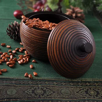 Wooden Household Tea Pot Art Coffee Bean Storage Box High-grade Food Storage Jar Creative Wood Crafts
Wooden Household Tea Pot Art Coffee Bean Storage Box High-grade Food Storage Jar Creative Wood Crafts