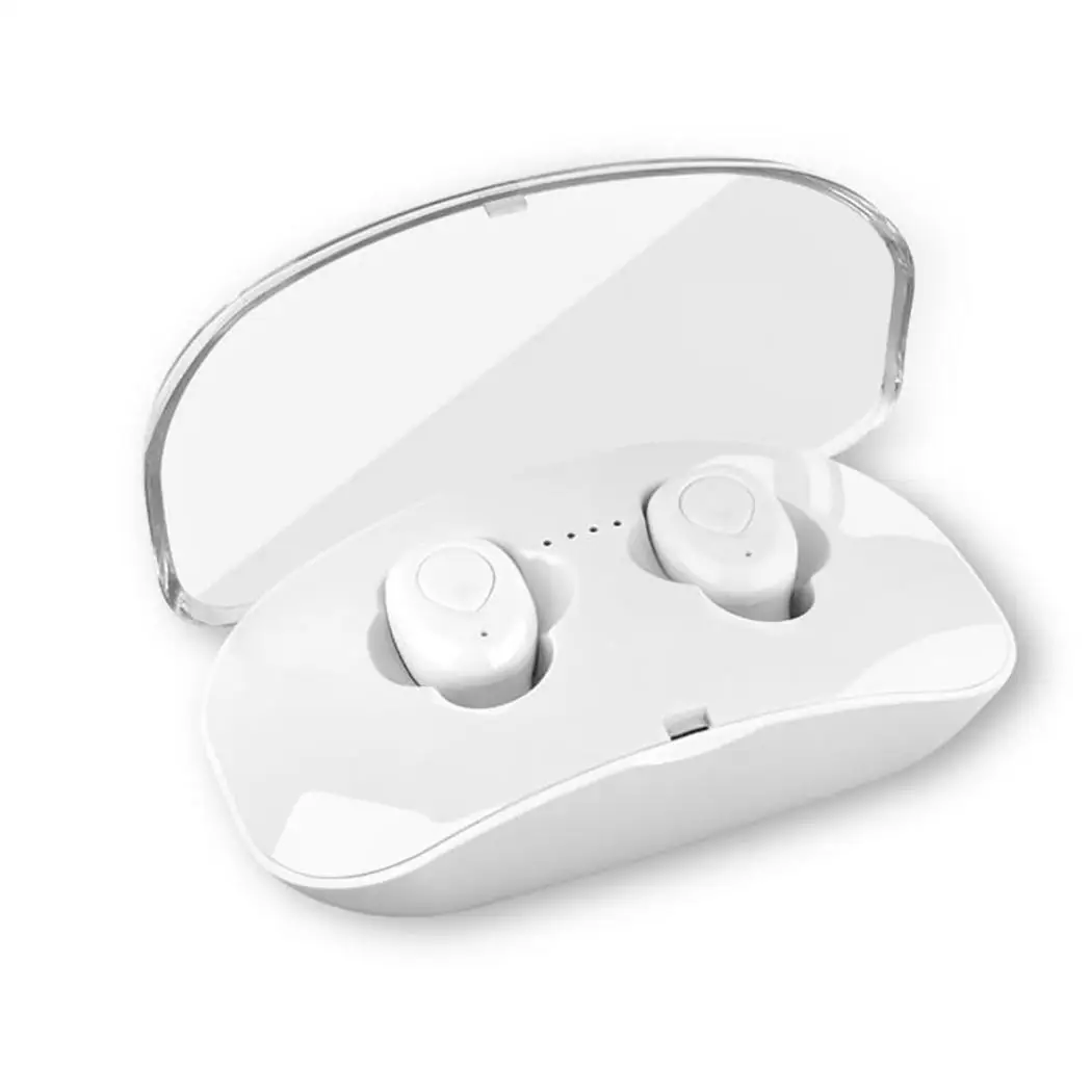Portable Binaural Wireless Mini Bluetooth Stereo Headsets with Charging All Bluetooth-enabled Devices Box | Электроника