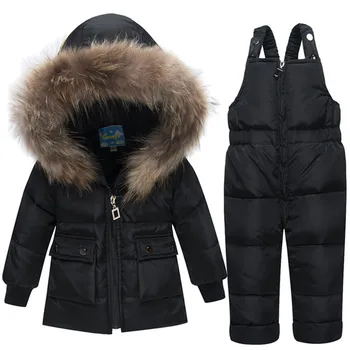 2019 Fashion Winter Jacket Coat Kids Warm Thick Fur Collar Hooded Long Down Children Snowsuit Outerwear+Romper Clothing N20
2019 Fashion Winter Jacket Coat Kids Warm Thick Fur Collar Hooded Long Down Children Snowsuit Outerwear+Romper Clothing N20