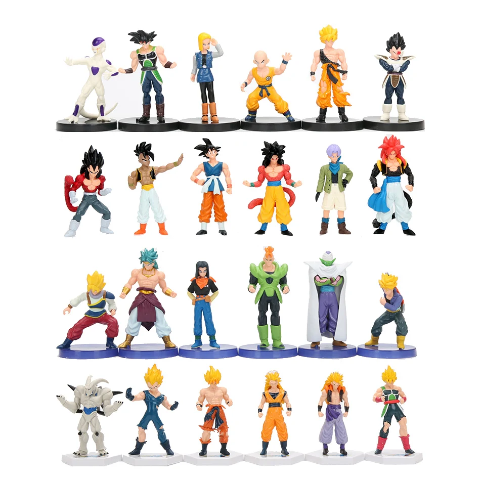 Dragon Ball Z 1Set=6pcs 5" Son gukou Gogeta Gotenks Krillin Vegeta Burdock Action Figure toy
Dragon Ball Z 1Set=6pcs 5" Son gukou Gogeta Gotenks Krillin Vegeta Burdock Action Figure toy