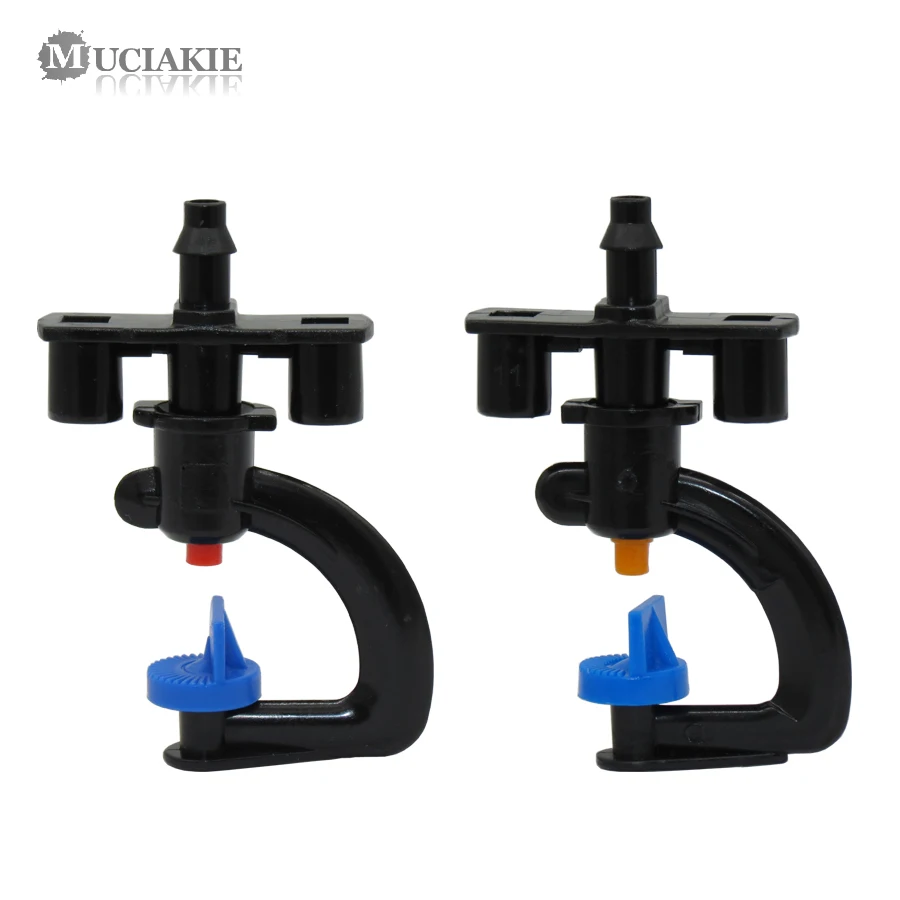 MUCIAKIE 50PCS 180 Degree Refraction G-Type Sector Spray Suspension Micro Nozzle Garden Irrigation Spray System Sprinklers
MUCIAKIE 50PCS 180 Degree Refraction G-Type Sector Spray Suspension Micro Nozzle Garden Irrigation Spray System Sprinklers