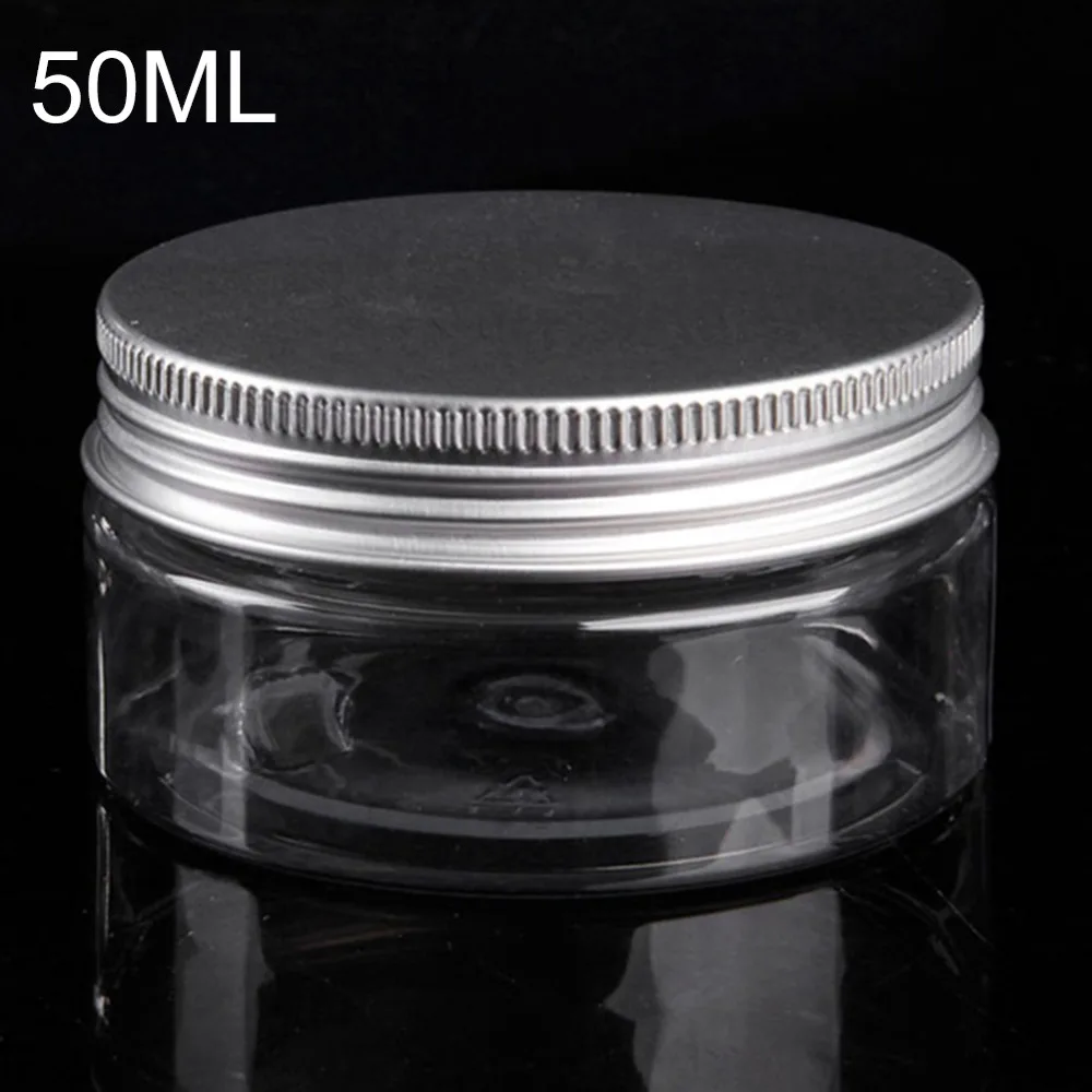 50ml Travel Cosmetic Jar With Lids Small Clear Plastic Bottle Cream Jars Bead Storage Makeup Box Empty Cosmetic Containers
50ml Travel Cosmetic Jar With Lids Small Clear Plastic Bottle Cream Jars Bead Storage Makeup Box Empty Cosmetic Containers