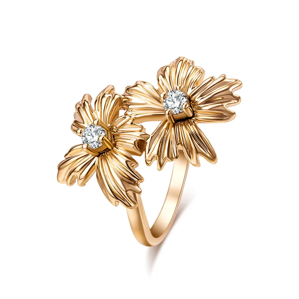 Elegant Flowers Finger Rings For Women Austrian Crystals Ring Fashion desgin gold silver colour Jewelry top quality Wholesale
Elegant Flowers Finger Rings For Women Austrian Crystals Ring Fashion desgin gold silver colour Jewelry top quality Wholesale