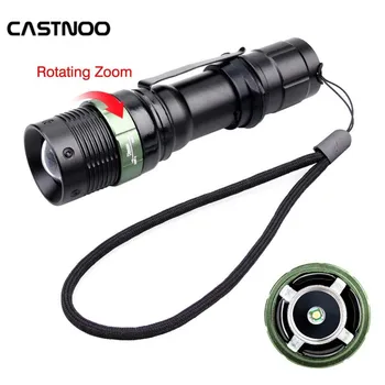 3800 Lumen Zoomable LED Flashlight T6 Torch waterproof camping lanterna powerful tactical led torch by 18650/aaa battery
3800 Lumen Zoomable LED Flashlight T6 Torch waterproof camping lanterna powerful tactical led torch by 18650/aaa battery