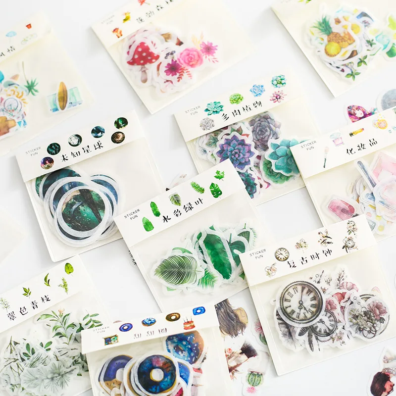 32Pcs/pack Plant/Animal/Food Stickers Scrapbooking Creative DIY Journal Decorative Adhesive Label Kawaii Stationery Supplies
32Pcs/pack Plant/Animal/Food Stickers Scrapbooking Creative DIY Journal Decorative Adhesive Label Kawaii Stationery Supplies