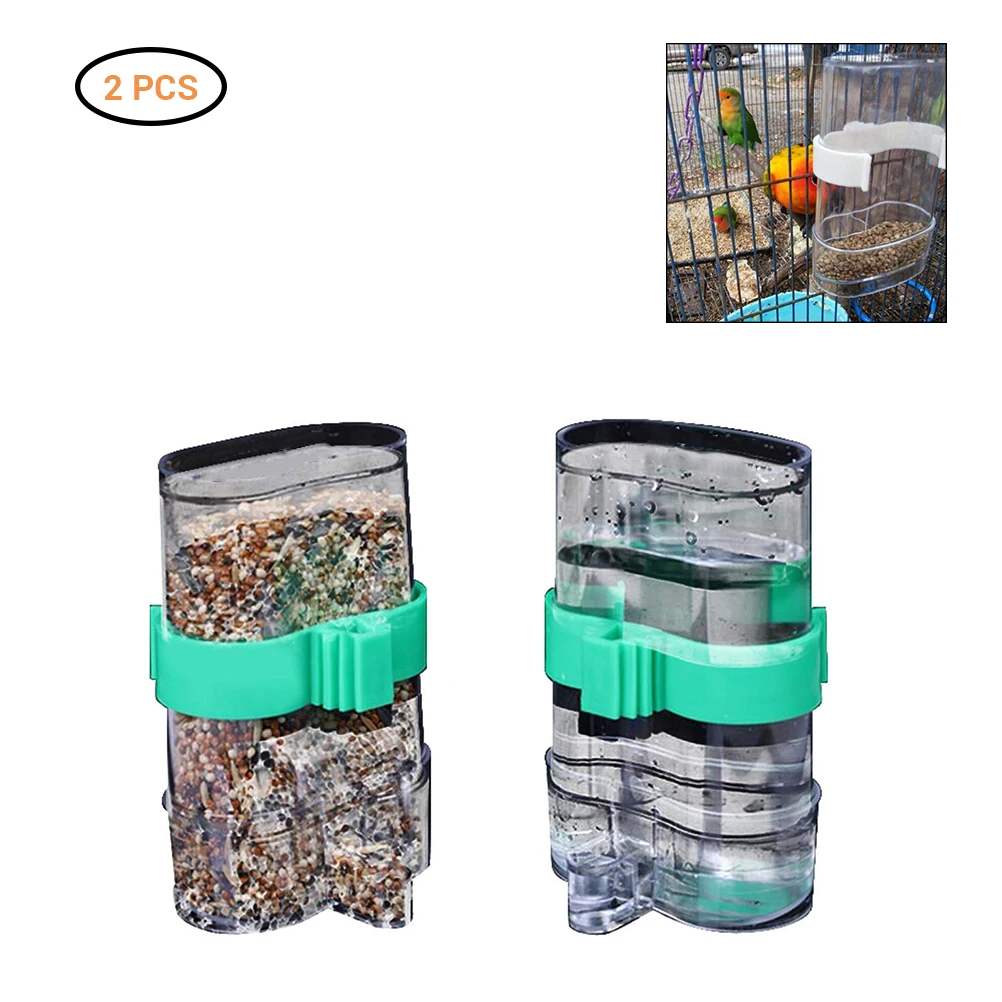 2Pcs Can Store Water Bird Feeder Food Water Feeding Automatic Drinker Parrot Pet Dispenser Cage Clip For Pet Accessories
2Pcs Can Store Water Bird Feeder Food Water Feeding Automatic Drinker Parrot Pet Dispenser Cage Clip For Pet Accessories