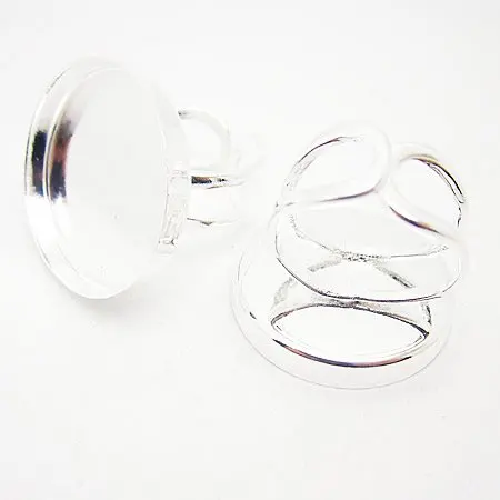 100pcs 925 Sterling Silver Ring Base fit 25mm Setting Rings Blanks for Personalize DIY Jewelry Making
100pcs 925 Sterling Silver Ring Base fit 25mm Setting Rings Blanks for Personalize DIY Jewelry Making