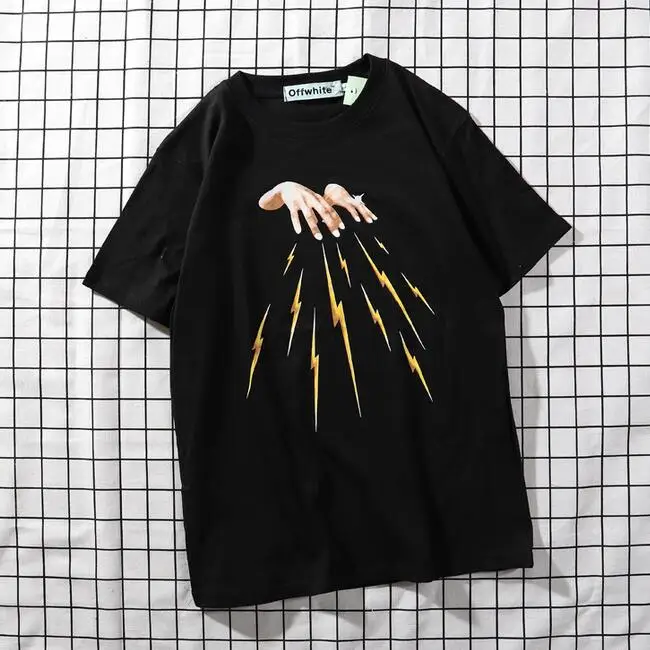 Magic hand lightning 19SS Off-White OW Men/Women Couple Lovers models Cotton Fashion Casual Short sleeve Round neck T-shirt
Magic hand lightning 19SS Off-White OW Men/Women Couple Lovers models Cotton Fashion Casual Short sleeve Round neck T-shirt