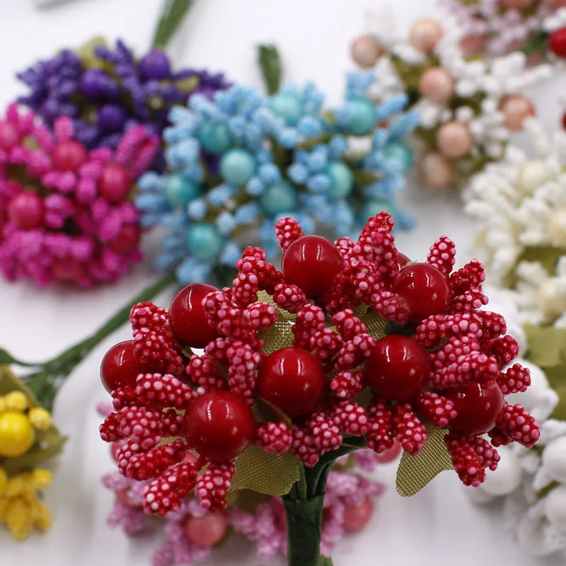 Berry Stamen Artificial Leaf Flower Bouquet Wedding Party Ring Flower Christmas Party Decoration DIY Garland Flower Fake Flower
Berry Stamen Artificial Leaf Flower Bouquet Wedding Party Ring Flower Christmas Party Decoration DIY Garland Flower Fake Flower