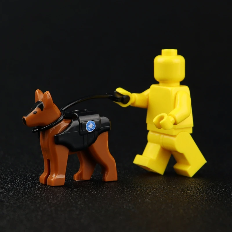 Military Tracking Dog Building Blocks City SWAT Police Dog Accessories DIY Educational Toys Compatible Legoed German Soldier WW2
Military Tracking Dog Building Blocks City SWAT Police Dog Accessories DIY Educational Toys Compatible Legoed German Soldier WW2