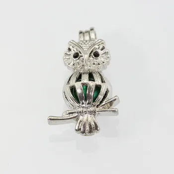 Pretty Owl Silver Cage Pendant 20pcs Gift Love Wish Pearl Pendant Styes (No Pearl,Only Pendant) Pearl Cage Pendant PJW171
Pretty Owl Silver Cage Pendant 20pcs Gift Love Wish Pearl Pendant Styes (No Pearl,Only Pendant) Pearl Cage Pendant PJW171