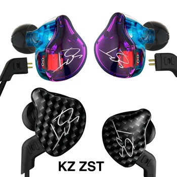 PAPRI KZ ZST BA+DD In Ear Earphone Hybrid Headset HIFI Bass Noise Cancelling Earbuds With Microphone For Mobilephone MP3 Player
PAPRI KZ ZST BA+DD In Ear Earphone Hybrid Headset HIFI Bass Noise Cancelling Earbuds With Microphone For Mobilephone MP3 Player