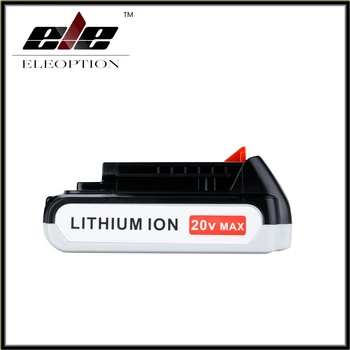 Eleoption 20V 2000mAh Li-ion Rechargeable Battery for BLACK & DECKER LB20 LBX20 LBXR20 LPP120 ASL188K
Eleoption 20V 2000mAh Li-ion Rechargeable Battery for BLACK & DECKER LB20 LBX20 LBXR20 LPP120 ASL188K
