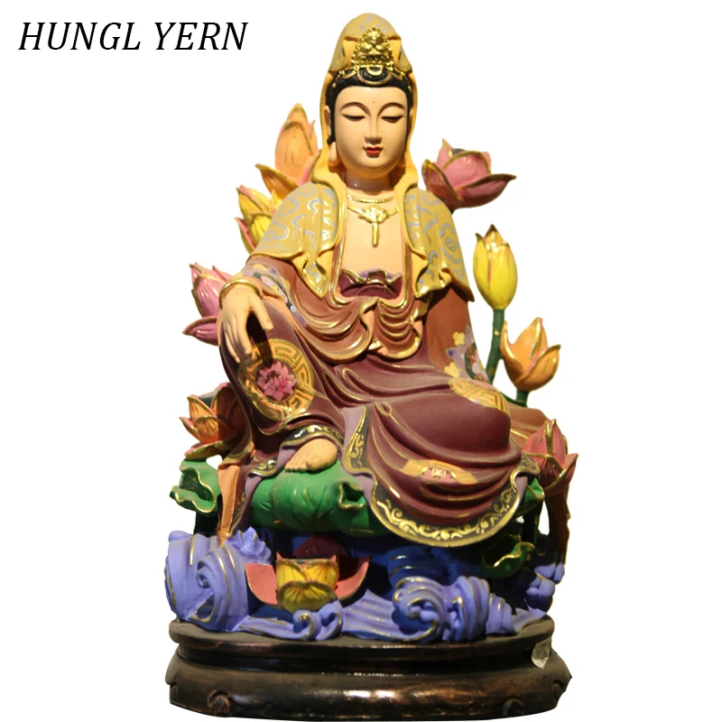 40cm Guanyin buddha statue escultura Statues for home decoration Resin Custom Handcraft
40cm Guanyin buddha statue escultura Statues for home decoration Resin Custom Handcraft