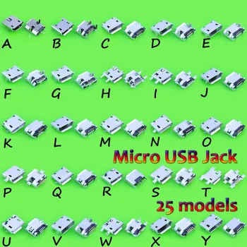 25 models mini Micro USB 5P,5-pin Micro USB Jack,5Pins Micro USB Connector Tail Charging port socket plug power
25 models mini Micro USB 5P,5-pin Micro USB Jack,5Pins Micro USB Connector Tail Charging port socket plug power
