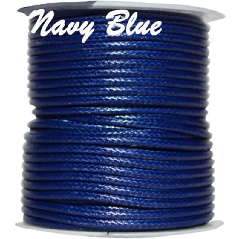 3mm Navy Blue Korea Polyester Waxed Wax Cord Thread Rope+Jewelry Findings Bracelet Necklace Wire String Accessories 50yards/roll
3mm Navy Blue Korea Polyester Waxed Wax Cord Thread Rope+Jewelry Findings Bracelet Necklace Wire String Accessories 50yards/roll