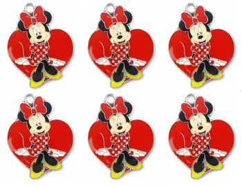 New 100 pcs Cartoon Minnie Heart-shaped Metal Charms DIY Pendant Jewelry Making P-99
New 100 pcs Cartoon Minnie Heart-shaped Metal Charms DIY Pendant Jewelry Making P-99