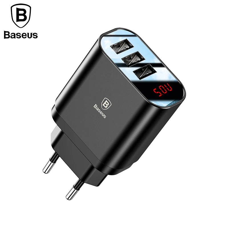 LED Display 3 USB Charger, Baseus Mobile Phone USB Charger Fast Charging Wall Charger For iPhone Samsung Xiaomi 3.4A Max Charger
LED Display 3 USB Charger, Baseus Mobile Phone USB Charger Fast Charging Wall Charger For iPhone Samsung Xiaomi 3.4A Max Charger
