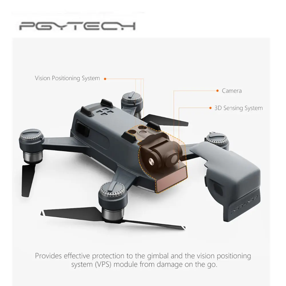 Крышка передней камеры PGYTECH карданный 3D датчик защита экрана пылезащитное
