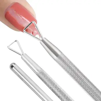 1pc Stainless Steel Cuticle Pusher Finger Dead Skin Remover Push Nail Art Nail Polish Remover Manicure Care Tool
1pc Stainless Steel Cuticle Pusher Finger Dead Skin Remover Push Nail Art Nail Polish Remover Manicure Care Tool