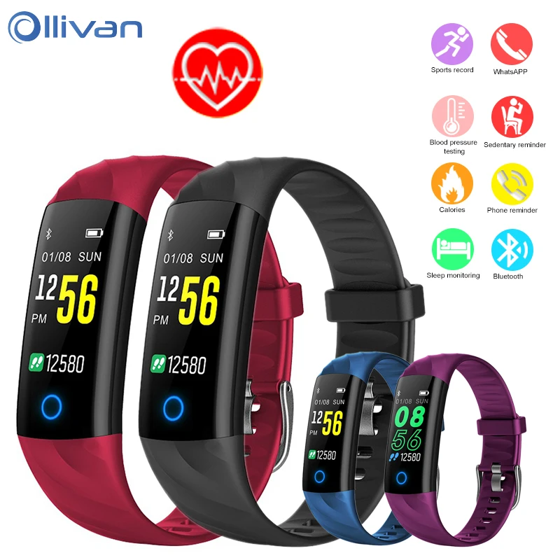 S5 Fitness Bracelet Ip68 Waterproof Night Running Smart Band Blood Pressure Heart Rate Monitor Wristband Watch for IOS Android
S5 Fitness Bracelet Ip68 Waterproof Night Running Smart Band Blood Pressure Heart Rate Monitor Wristband Watch for IOS Android