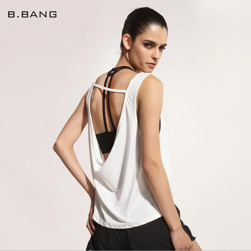 B.BANG Women's Casual Loose Backless Tank Tops