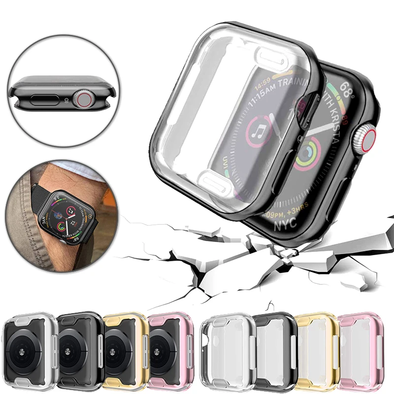 Slim TPU Watch Cover For Apple Watch Series 4/3/2/1 Soft Silicone Case Screen Protector for Apple Watch 42mm 38mm 44mm 40mm
Slim TPU Watch Cover For Apple Watch Series 4/3/2/1 Soft Silicone Case Screen Protector for Apple Watch 42mm 38mm 44mm 40mm